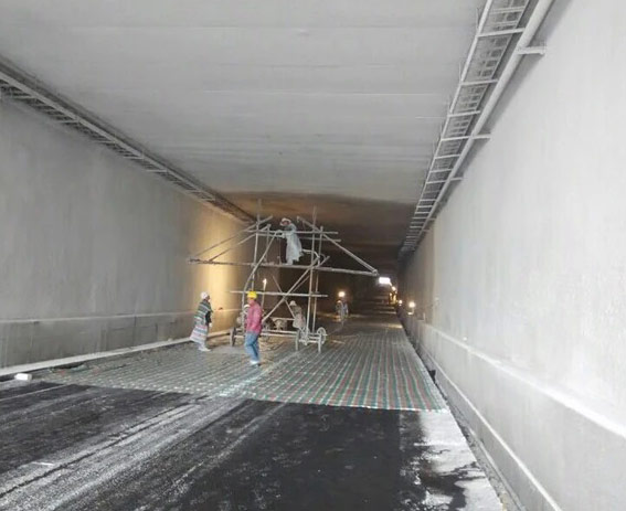 隧道防火涂料施工